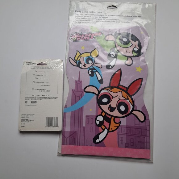 Powerpuffs girls party invitation decoration center piece game by Designware NEW - Picture 2 of 2